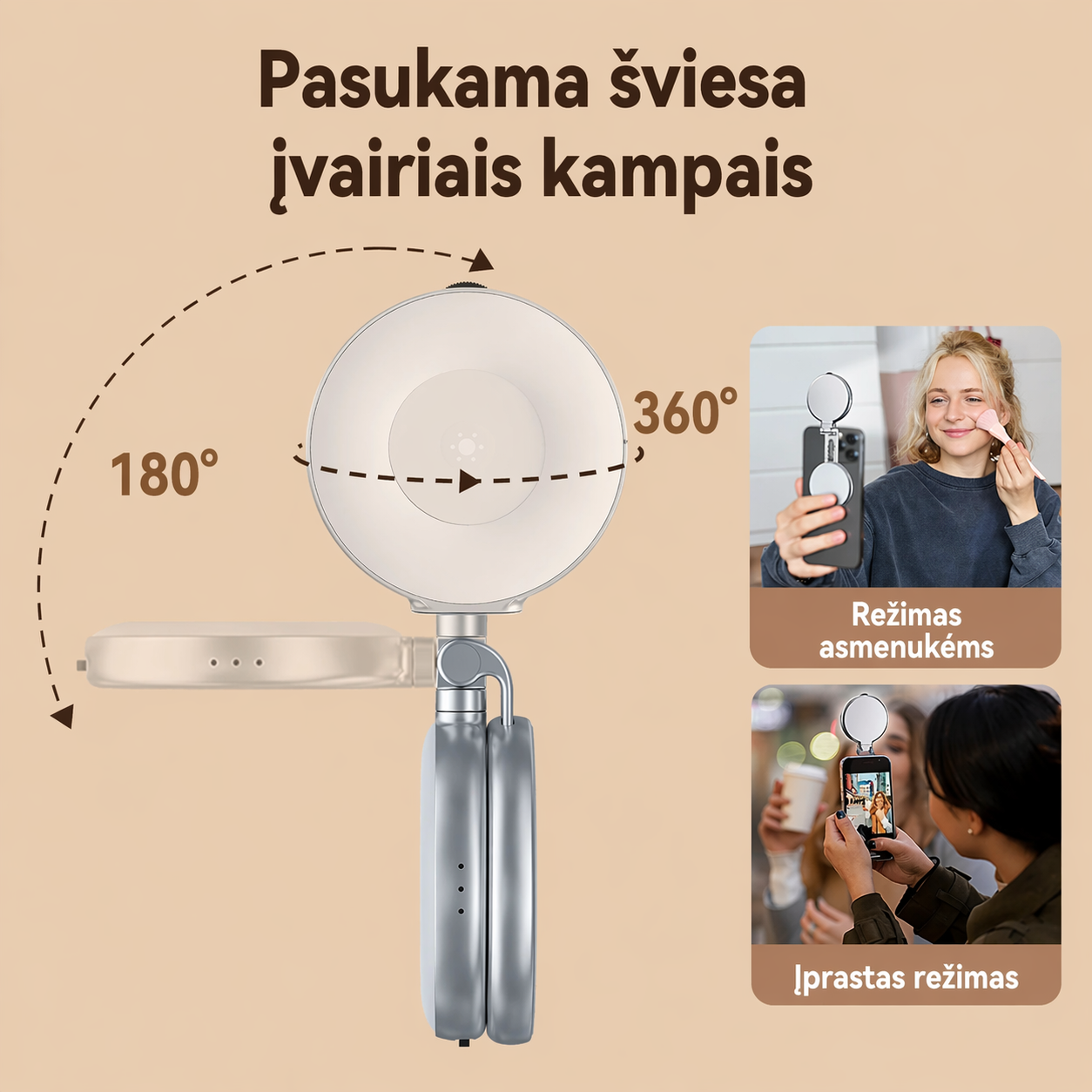 Iluminación magnética de teléfono inteligente TELESIN: ¡el secreto de la calidad de sus tomas!