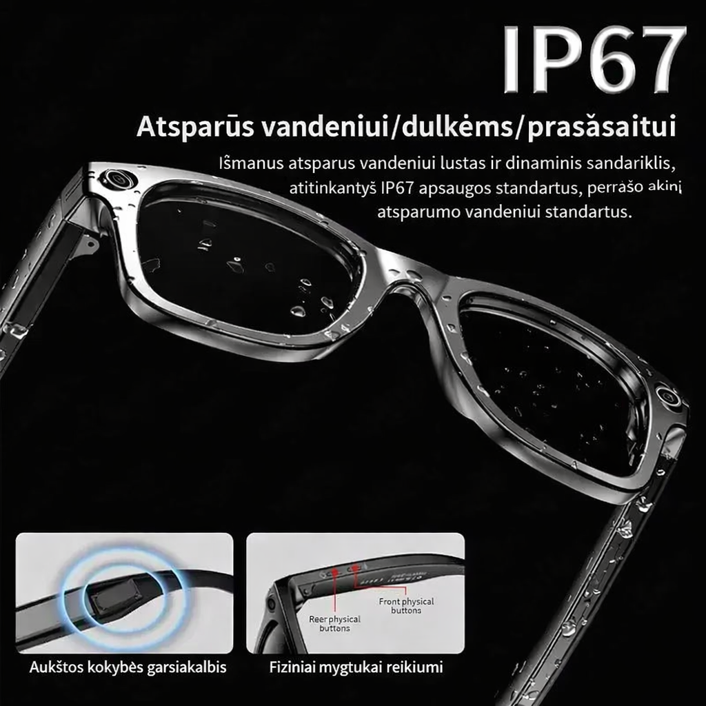 Gafas de grabación de vídeo con IA