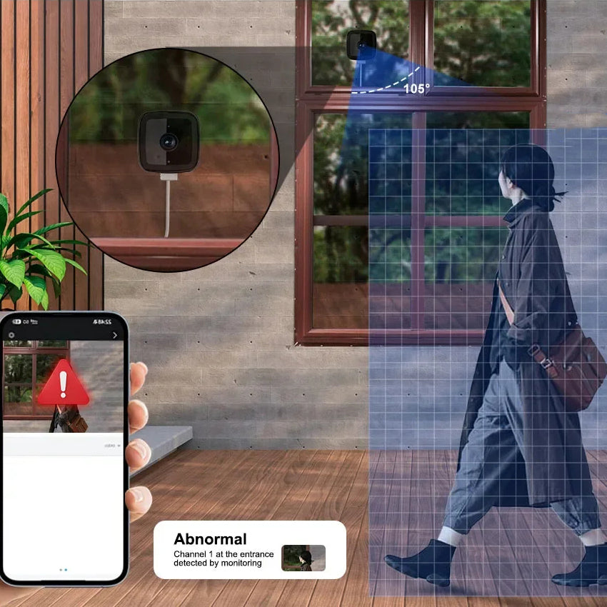 Cámara Wi-Fi inteligente + tarjeta de memoria de 64 GB de regalo