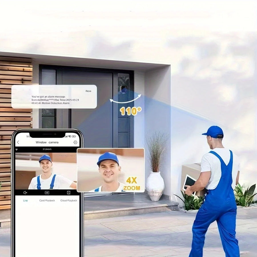 Cámara Wi-Fi inteligente + tarjeta de memoria de 64 GB de regalo