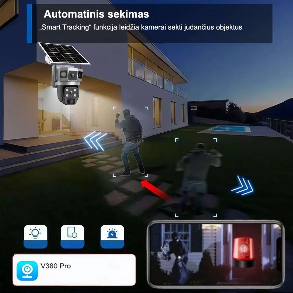 Cámara Wifi inalámbrica con alarma